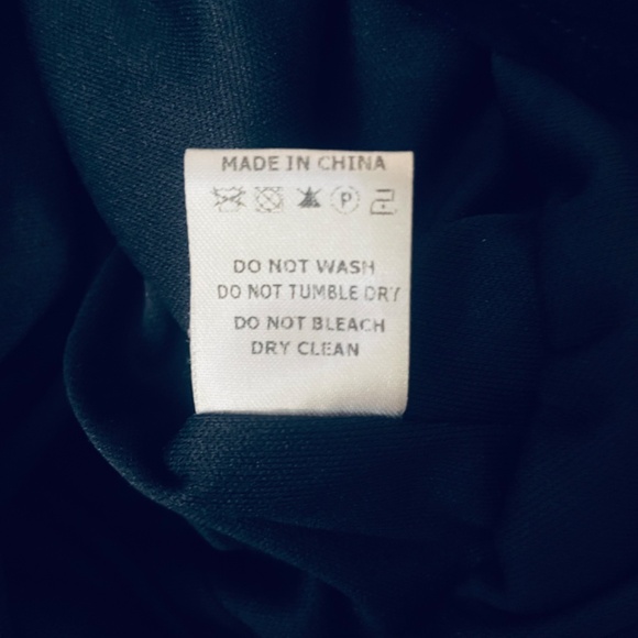 FARROW S Dark Blue Velour Wrap Midi Dress - Picture 9 of 9